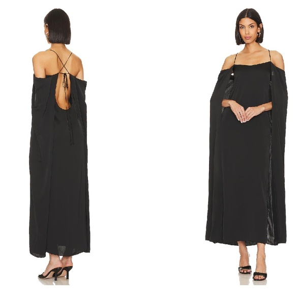 L'Academie Lari Maxi Dress in Black - M - Picture 1 of 5